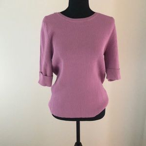 White House black market rose gold knit